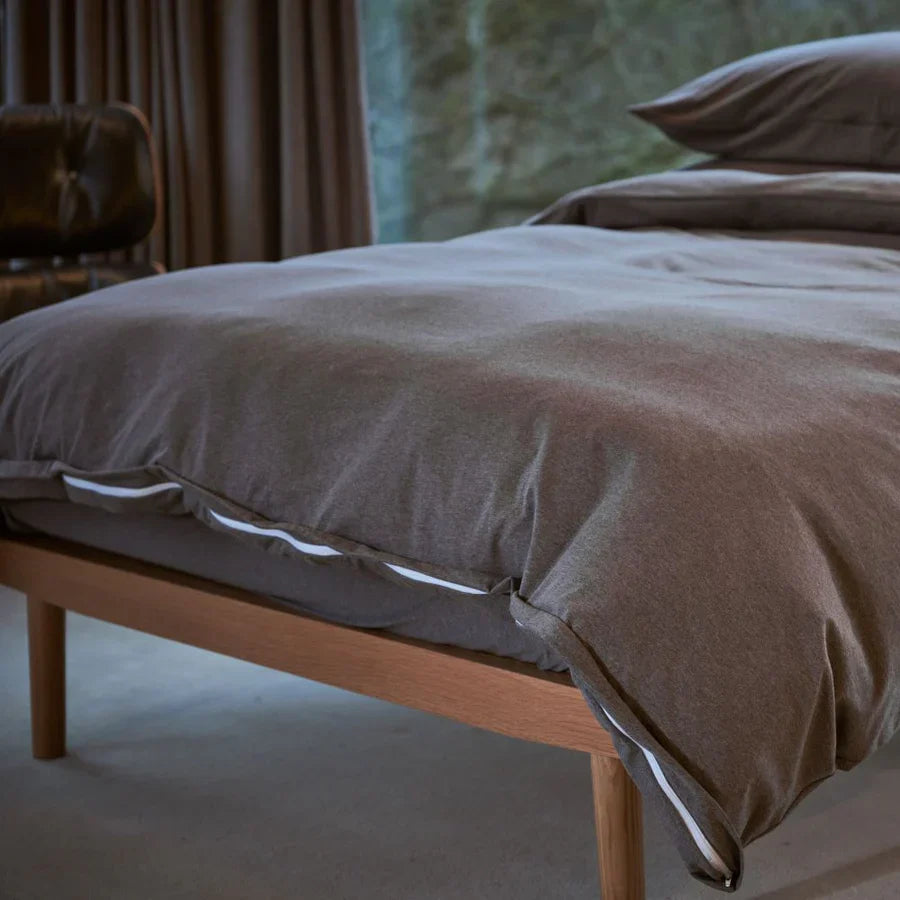 Deluxe Melange Jersey Duvet Cover