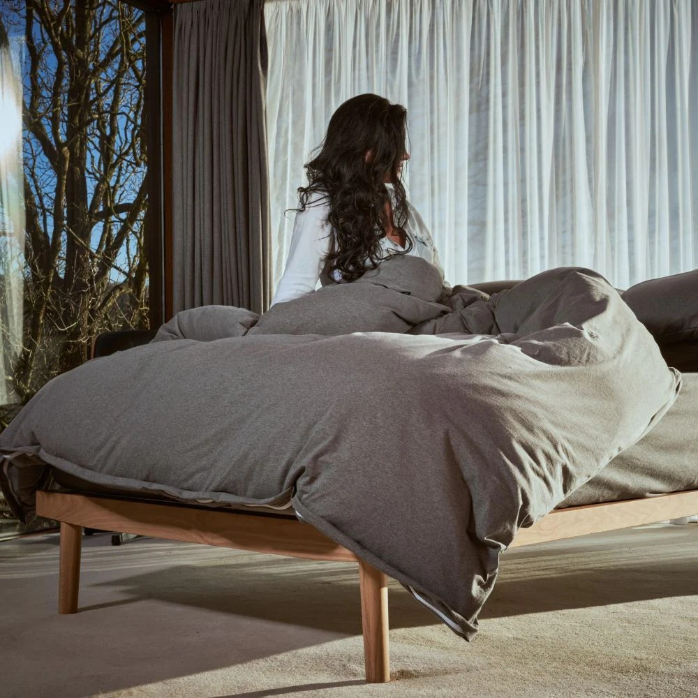 Deluxe Melange Jersey Duvet Cover